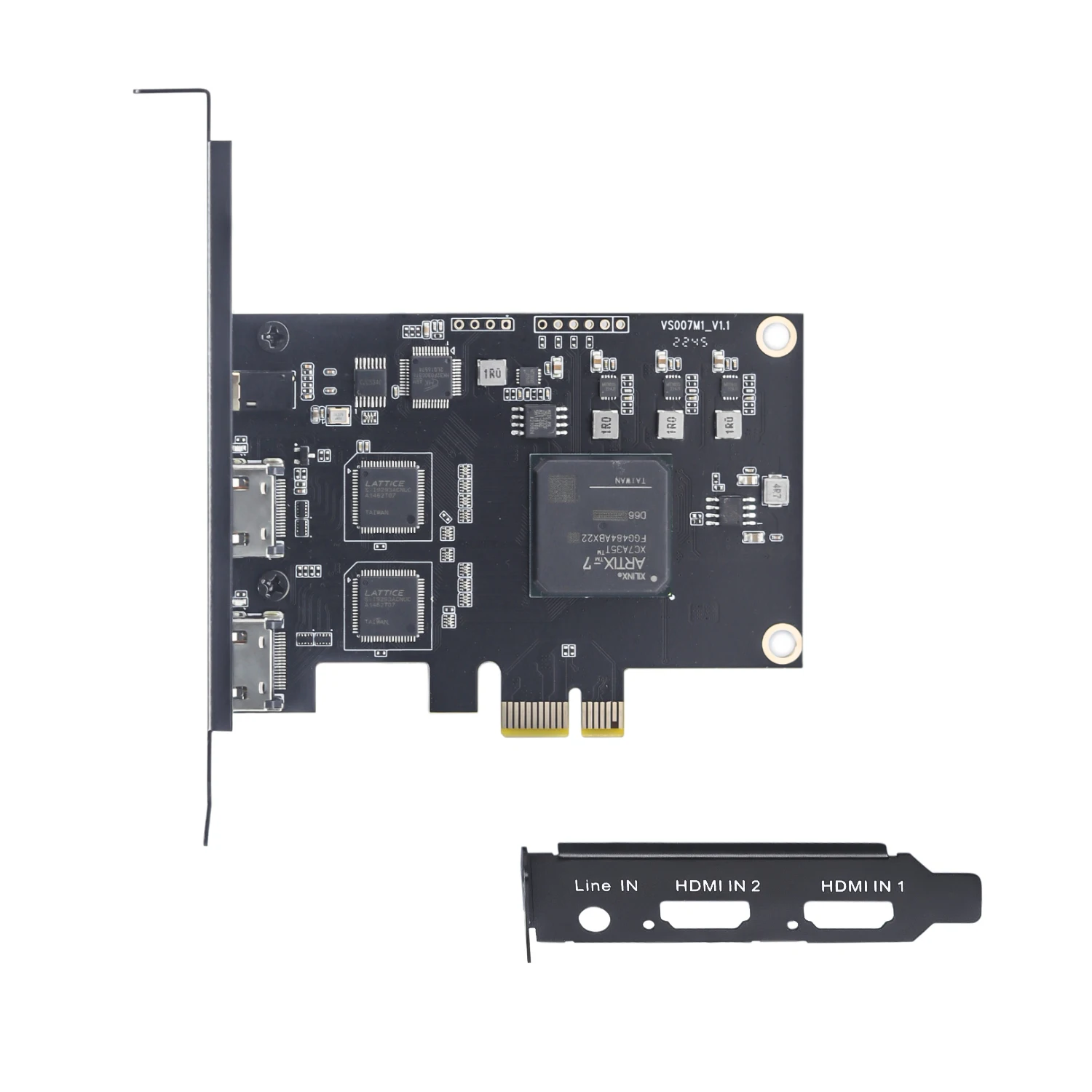 UNISHEEN Linux HDMI 1080p PCIe OBS Vmix Wirecast Streaming 2 canales 60fps transmisión PCI Express HD caja de tarjeta de captura de vídeo - imagen 5