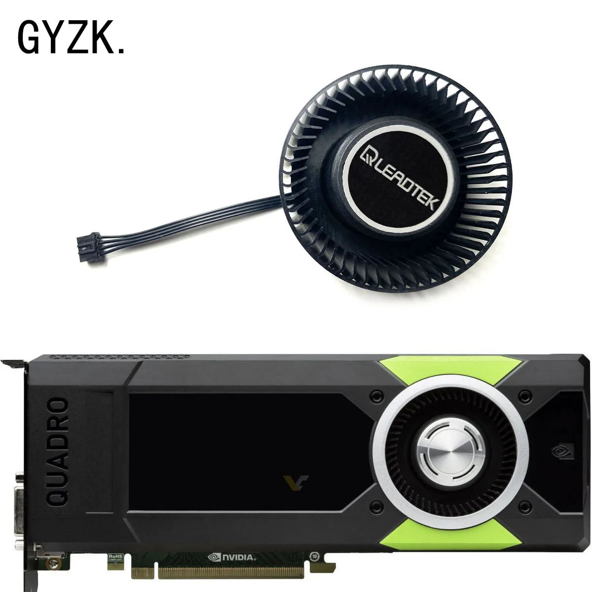 Nuevo para NVIDIA Quadro M5000 M6000 ventilador de repuesto para tarjeta gráfica