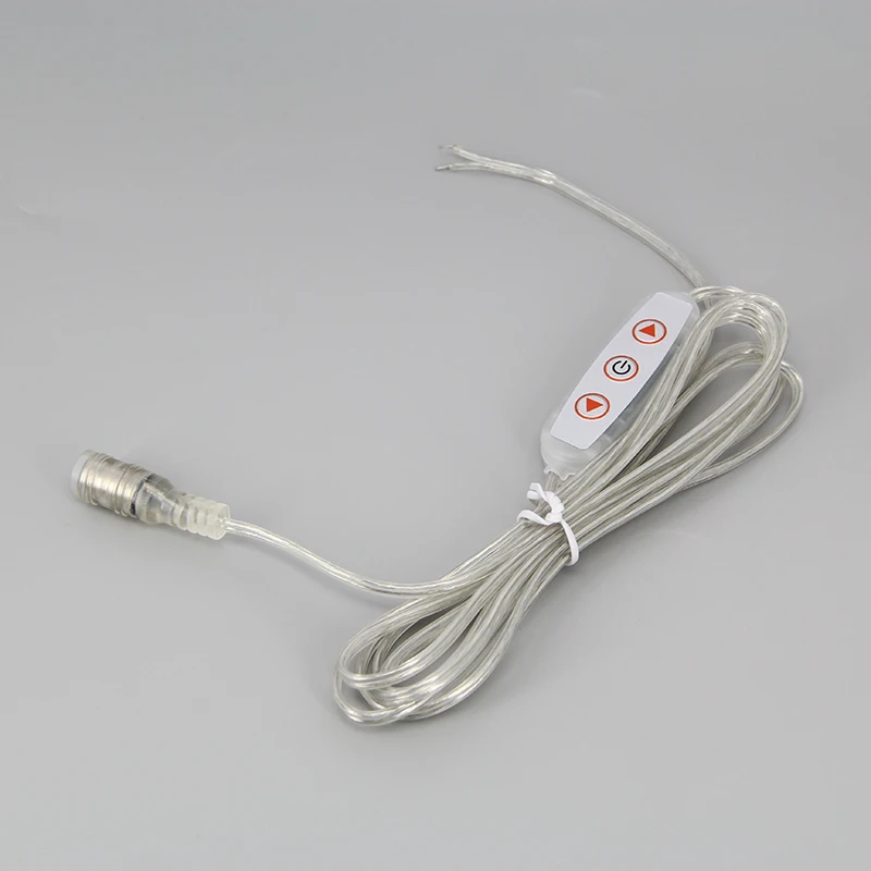Cable de alimentación de luz de atenuación LED DC 12v con ajuste de brillo de 2M con interruptor controlador de atenuación - imagen 4