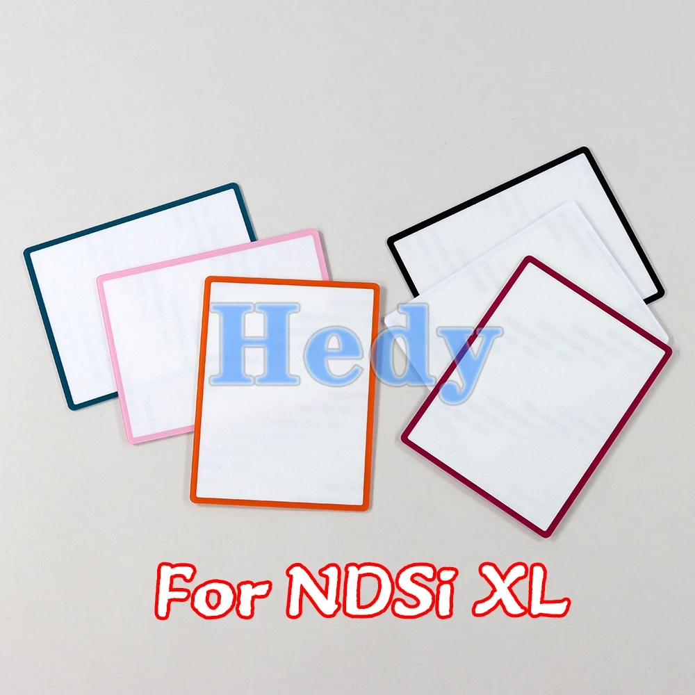 50 Uds cubierta de lente de pantalla superior de plástico para consola de juegos NDSILL Panel Protector de pantalla superior para NDSI XL LL