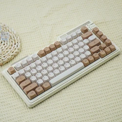 Teclas mecánicas PBT Tiramisú Dye Sub MA para Alice y Wooting