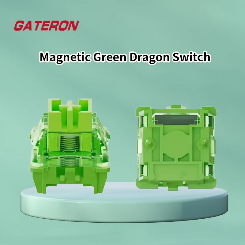 Interruptor magnético Gateron Green Dragon, lineal, ajuste libre de previajes, efecto Sensor Hall para teclado magnético, oficina de juegos - imagen 2