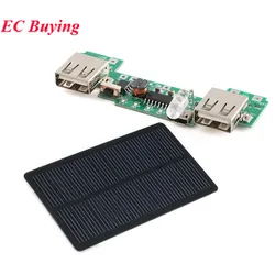 Módulo Cargador Solar USB Monocristalino para Batería Litio