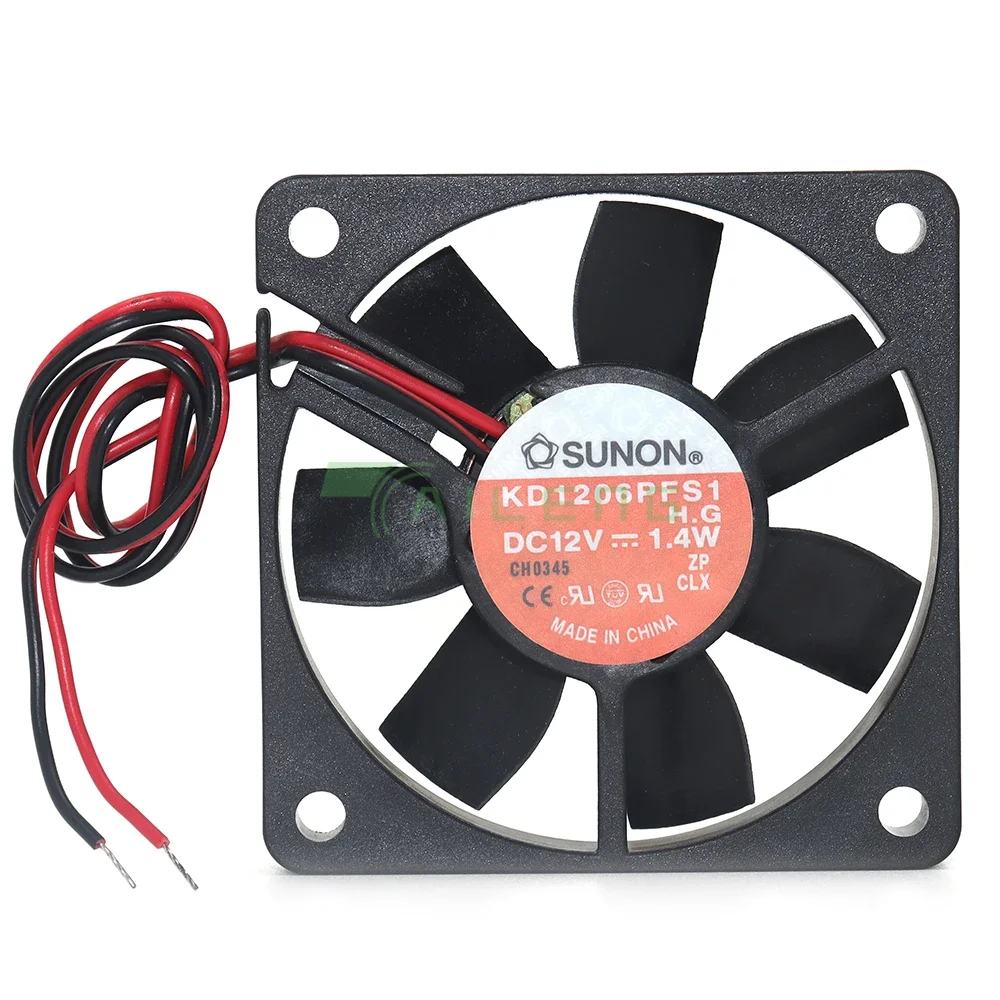 Nuevo para KD1206PFS1 H.G DC 12V 1,4 W 6CM enfriador 60MM 60*60*10MM ventilador de refrigeración - imagen 3