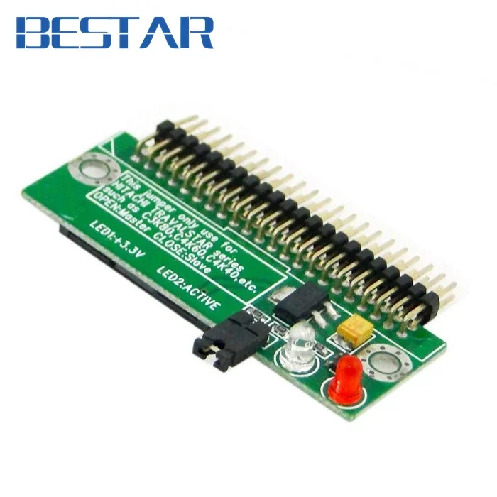 Micro unidad ZIF CE 1,8 de 50 pines a 2,5" IDE 1,8 adaptador macho para ordenador portátil de 44 pines con cable