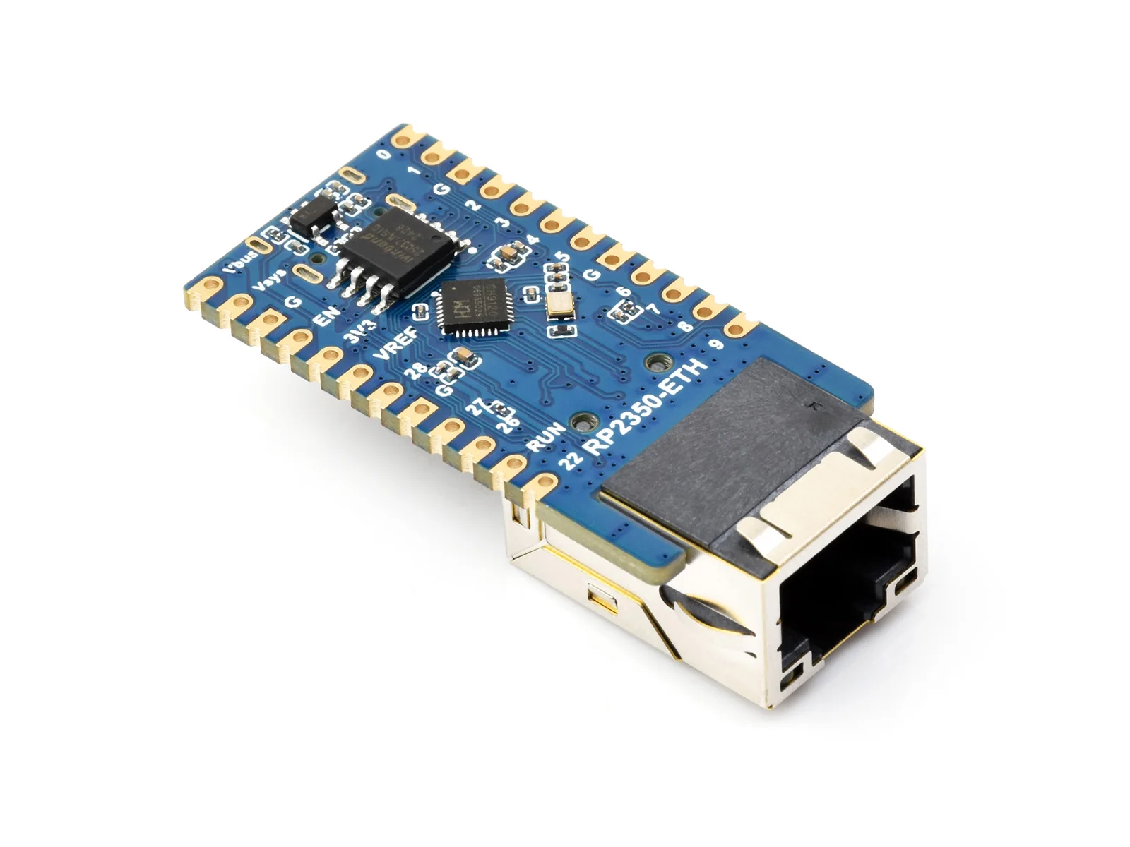 Mini placa de desarrollo Waveshare RP2350-ETH, módulo de puerto Ethernet RP2350, placa de desarrollo de microcontrolador Raspberry Pi - imagen 3