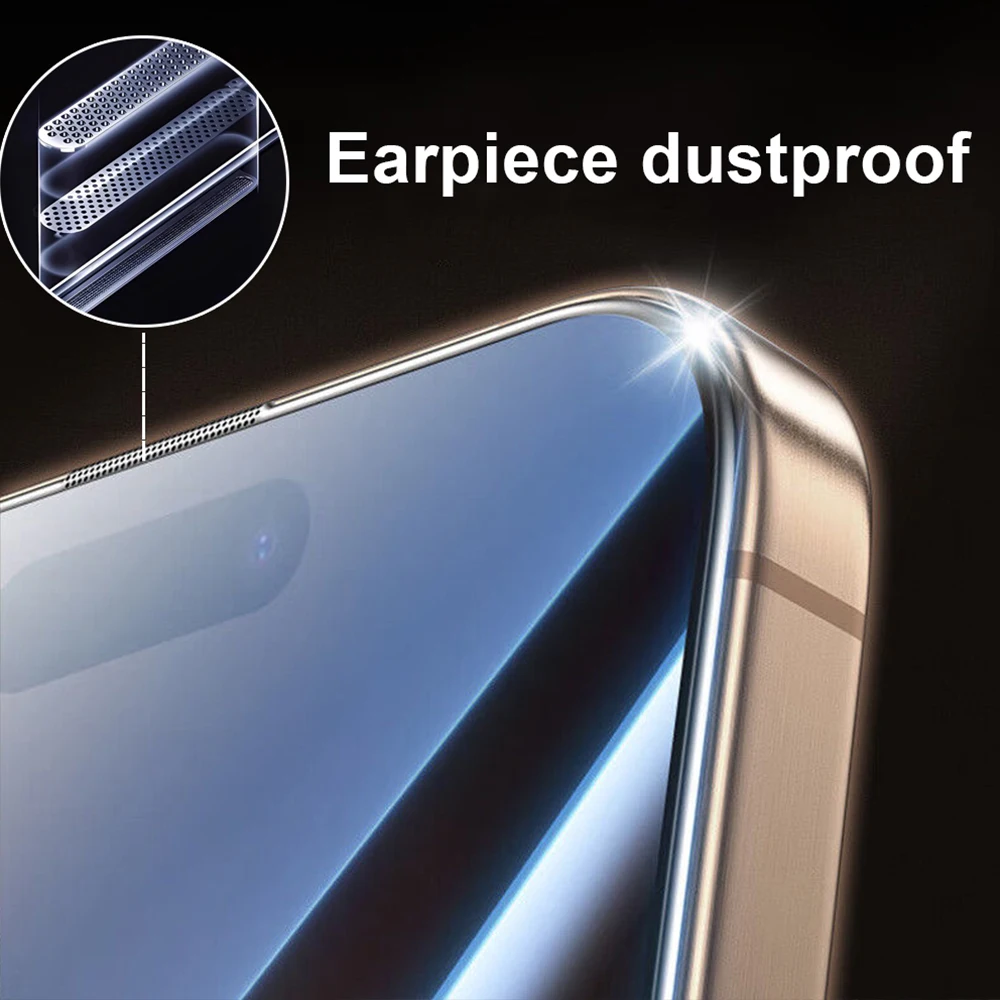 6 en 1 17PM vidrio templado frontal + trasero con lente de cámara HD protectores de pantalla antiarañazos para iPhone 17 Air 17 Pro 17Pro Max - imagen 3