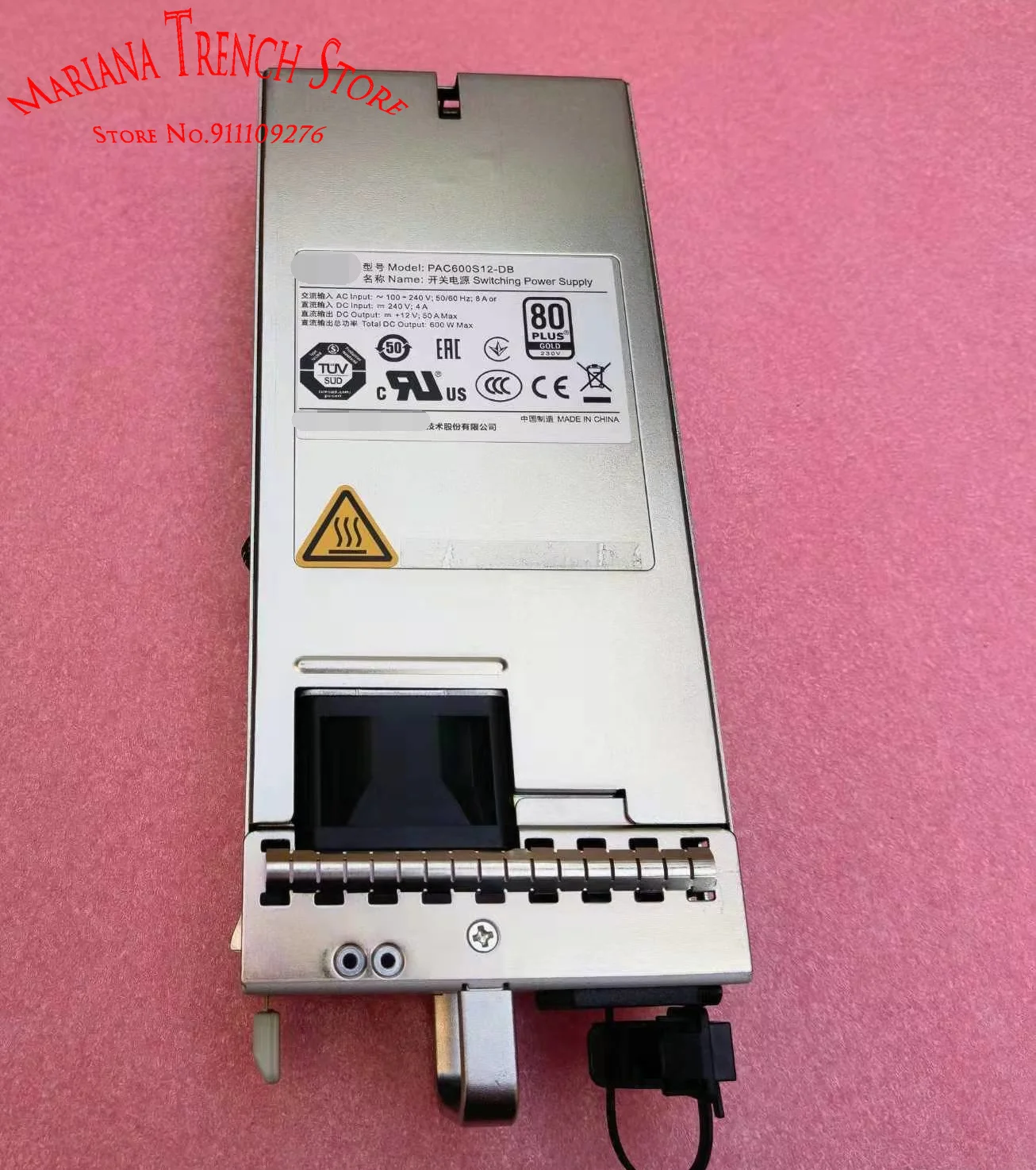 PAC600S12-DB (módulo de alimentación de CA de 600 W) para interruptores de la serie Huawei S5700 S6700 - imagen 2