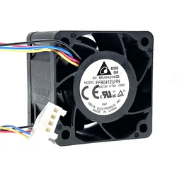 Ventilador PWM 40mm 12V Delta FFB0412UHN 14000RPM Servidor