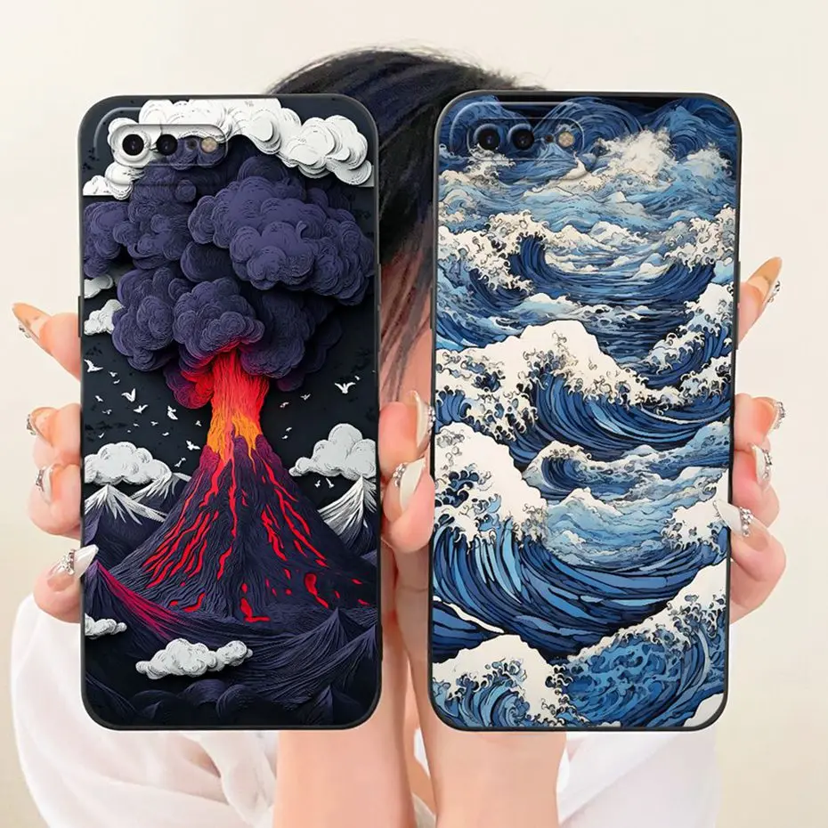 Nueva funda de teléfono de moda para iPhone 7 8 Plus SE 2020 2022 iPhone7 iPhone8 7Plus 8Plus fundas de silicona suave a prueba de golpes parachoques