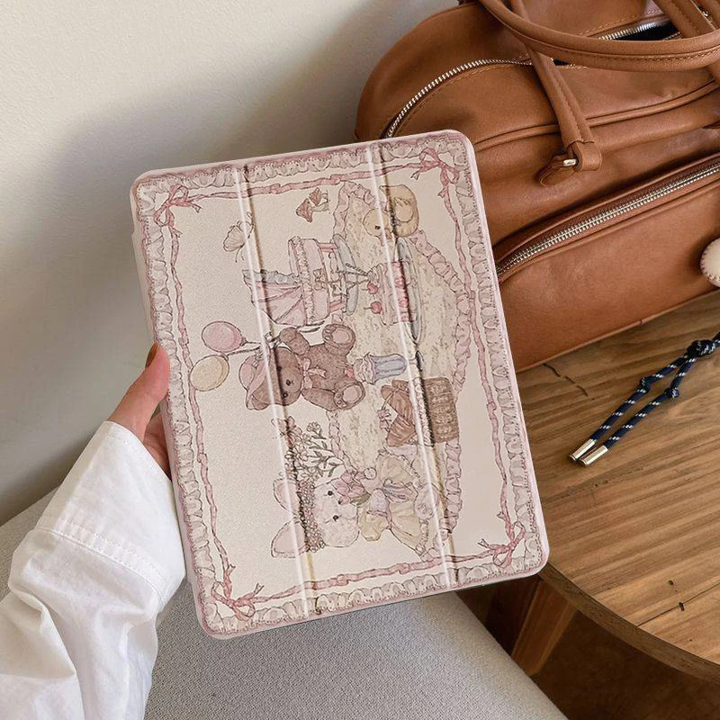 Para iPad 10th Gen funda 3 plegable Track cubierta transparente para Air 4 5 6 10,9 pulgadas 11 pulgadas 13 pulgadas para Air 2 9,7 Pro 11 12,9 13 Mini 6 7 funda - imagen 5