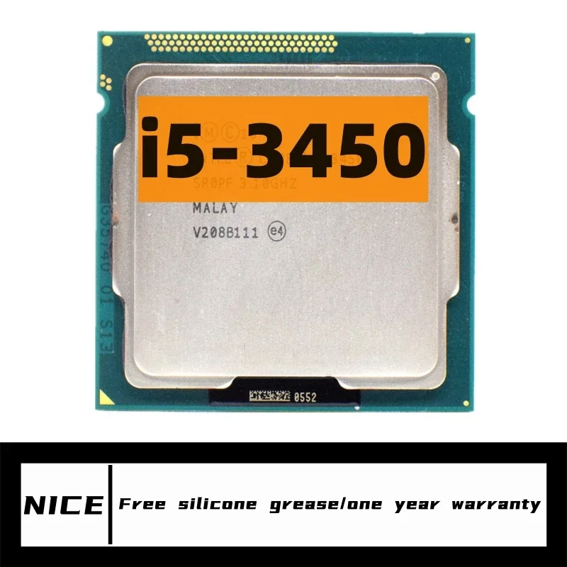 Procesador de CPU Core i5 3450 3,1 GHz Quad-Core Quad-Thread, L2 = 1M L3 = 6M 77W LGA 1155