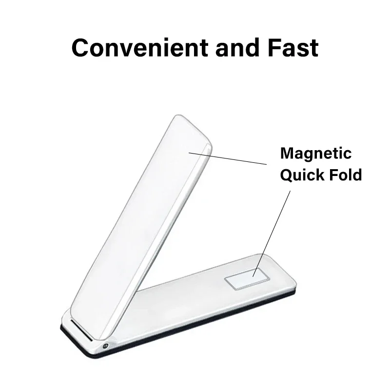 Soporte Universal de Metal magnético fuerte para teléfono móvil, soporte plegable ajustable ultrafino para teléfono, soporte de escritorio, 1-2 uds. - imagen 5