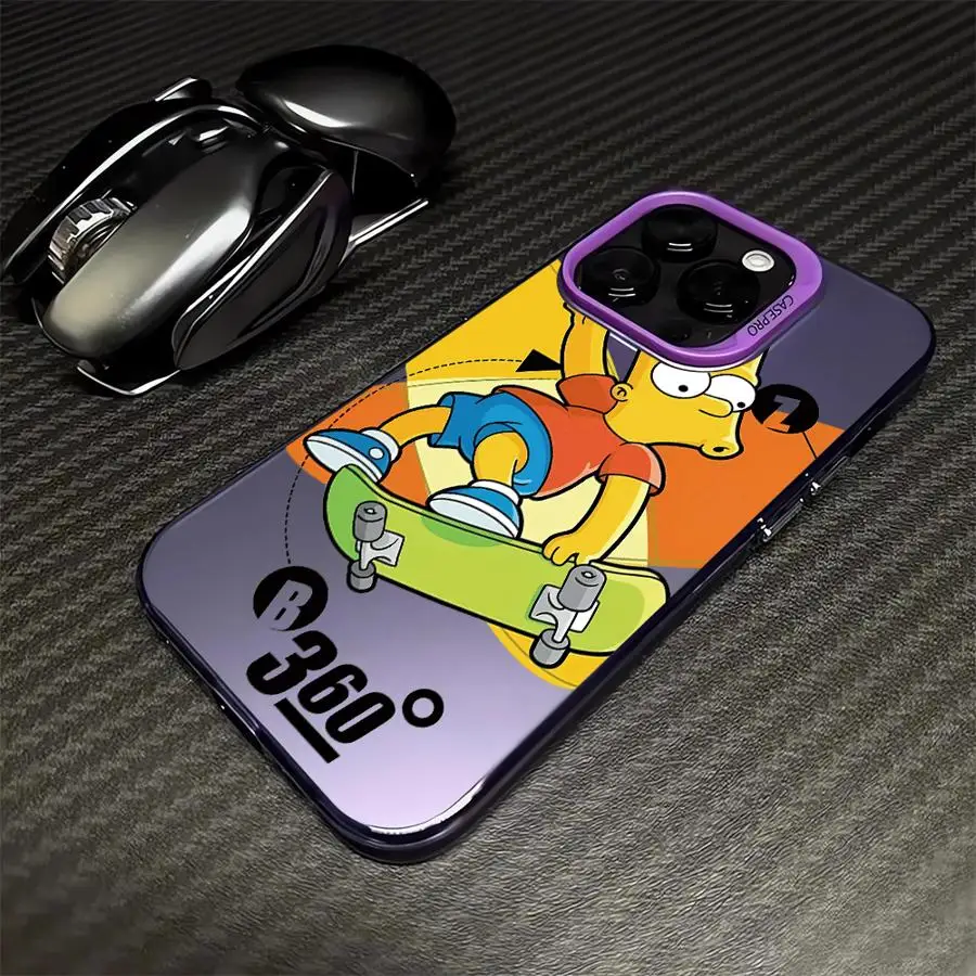 Funda de teléfono familiar SSimpsons para Apple iPhone 15 Plus X 12 Pro 11 Pro Max XR 13 XS Max 16 14 Pro 13 Pro 12 funda suave - imagen 4
