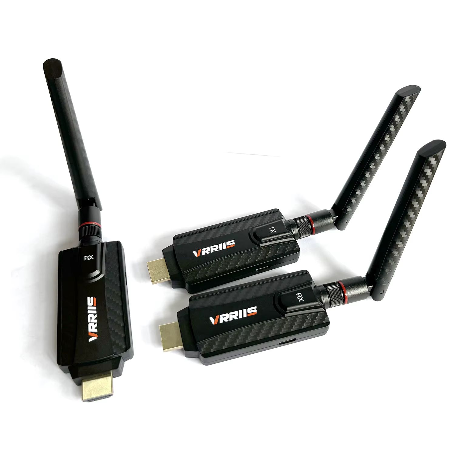 Adaptador extensor HDMI inalámbrico de 200m compatible con 1 transmisor y 2 receptores para PC, portátil, caja de Cable de cámara para proyector de Monitor de TV - imagen 2