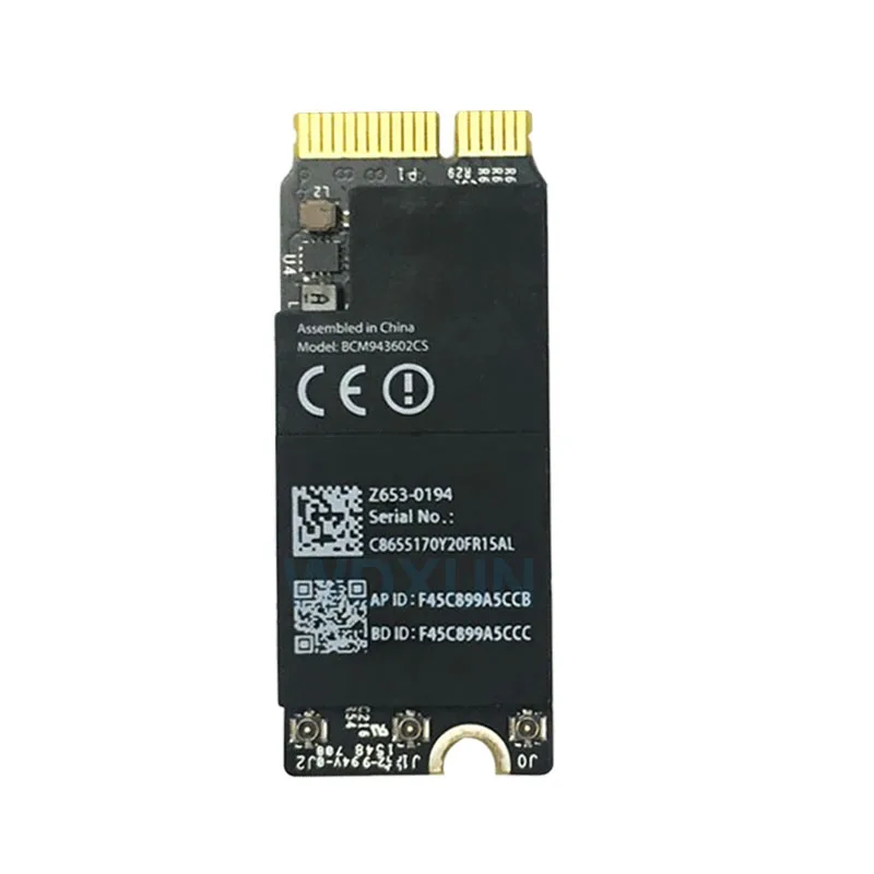 WDXUN para Broadcom BCM 943602 Adaptador WiFi CS 1750Mbps 802.11AC con Bluetooth 4,0 BCM43602CS para A1425 A1502 A1398 tarjeta WIFI WLAN - imagen 3