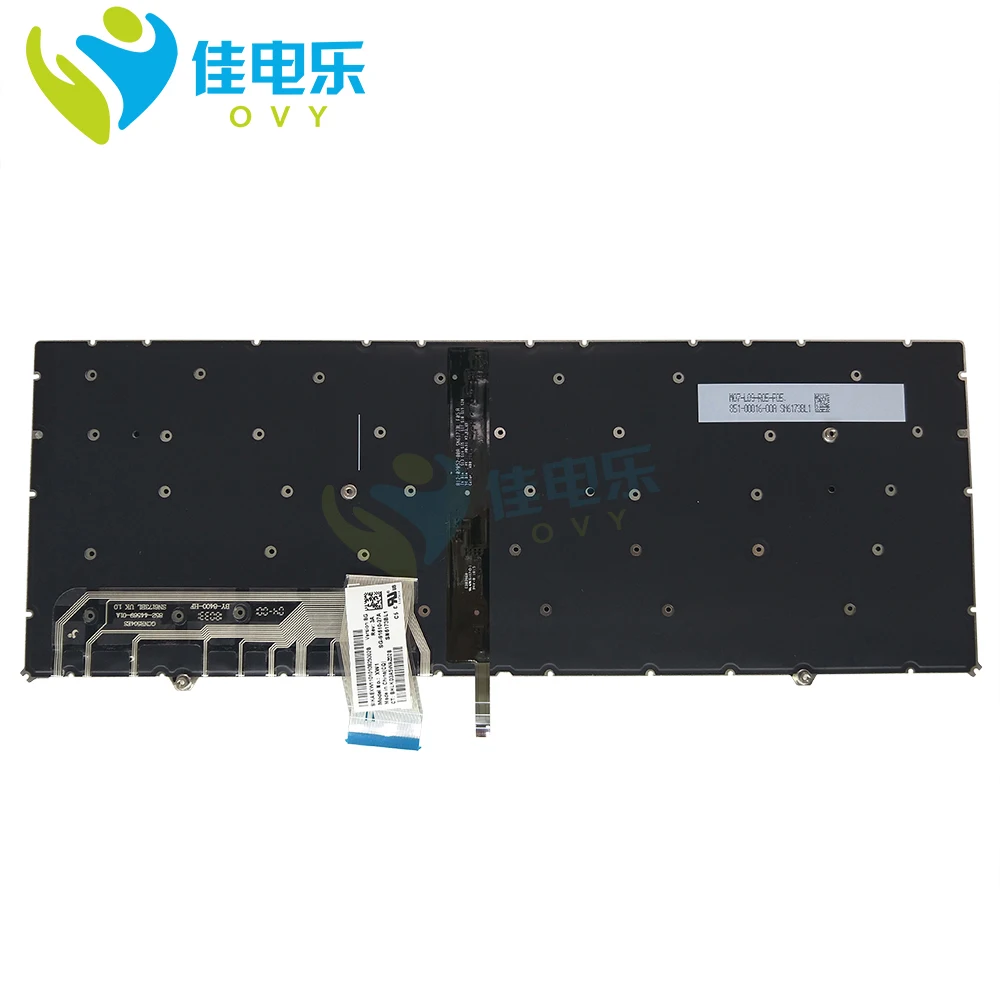 Teclado español retroiluminado para ordenador portátil HP ZBook Studio G5 estación de trabajo móvil x360 Elitebook 1050 G1 teclados latinos de España retroiluminación - imagen 4