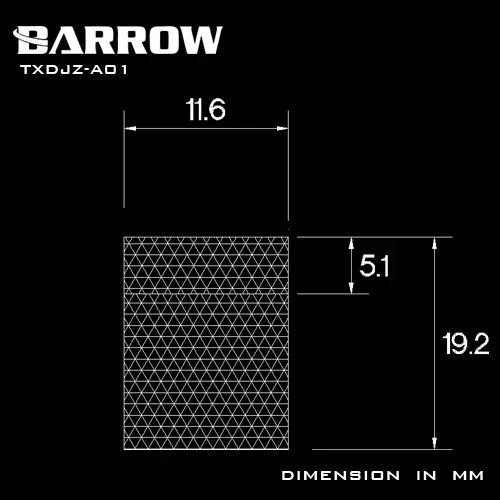 Barrow TXDJZ-A01, Double Internal Thread Rotating Fittings, Black / Silver / White Female To Female 360  Rotation Fittings - imagen 5