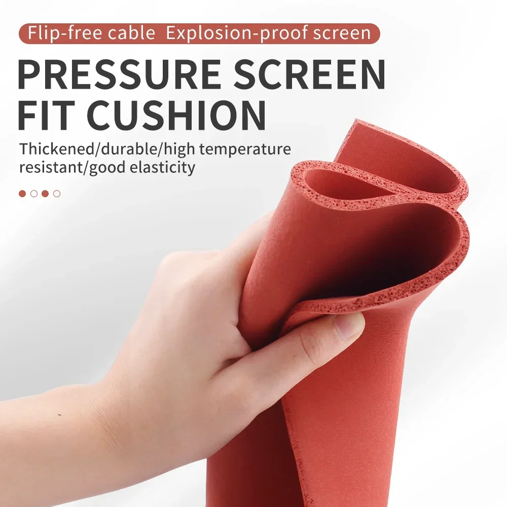 Estera de presión de pantalla de 5/6/8mm, máquina laminadora, almohadilla de silicona, tablero de espuma de esponja súper suave grueso, almohadilla resistente a altas temperaturas - imagen 2