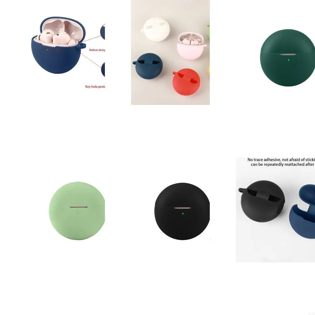 462E Auriculares Silicona a prueba choque con cáscara cáscara manga flexible para 7i