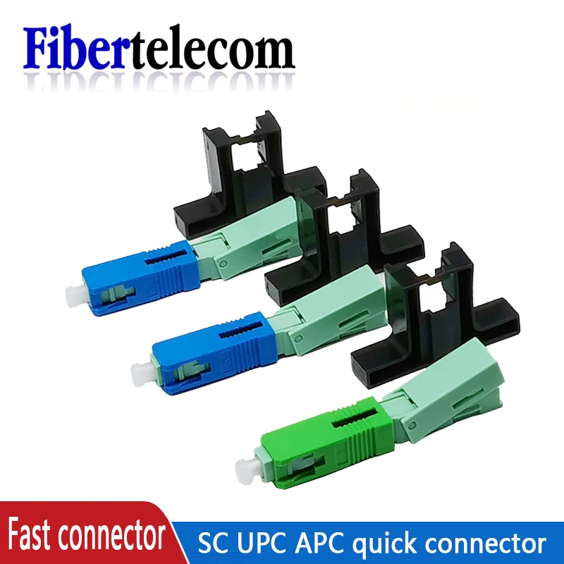 Conector rápido de fibra óptica FTTH SC UPC, conector rápido de fibra óptica SC FTTH integrado de alta calidad SC APC - imagen 2