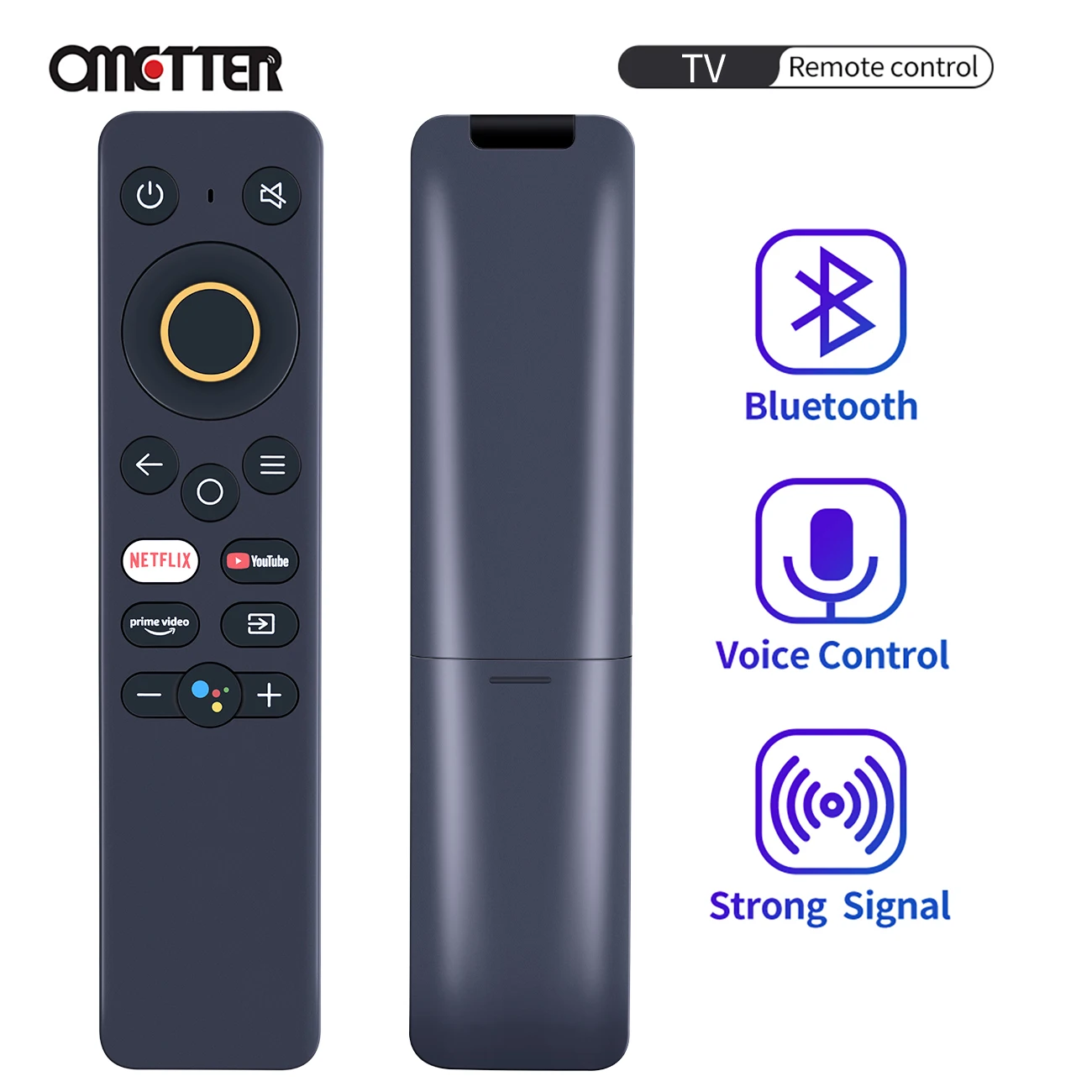 Mando a distancia CY1710 para REALME, Control remoto por voz, Bluetooth, 43, 32 pulgadas, Smart TV, Youtube, Netflix, Prime - imagen 2