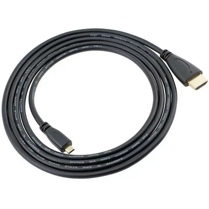 Cámara para tableta Compatible con HDMI a Micro HDMI Cable HD Compatible con Micro HDMI Compatible con HDMI Cable estándar Cobre - imagen 2