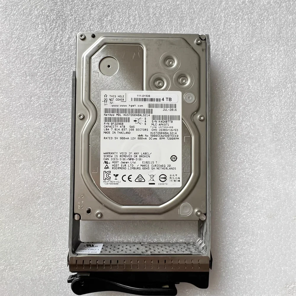E-X4119A E-X4119B-R6 E2724 E2824 E2700 E2624 1,2 T 2,5 ''300G disco duro de servidor SAS para NetApp HDD 1,2 TB - imagen 5