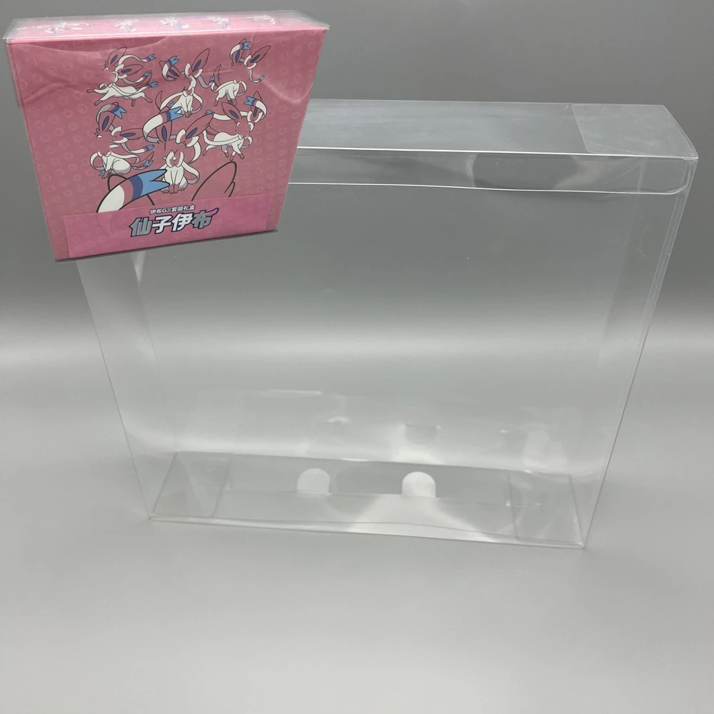 Protector de caja transparente PTCG para Sylveon GX, cajas de recolección, carcasa de juego de almacenamiento TEP, estuche de exposición transparente