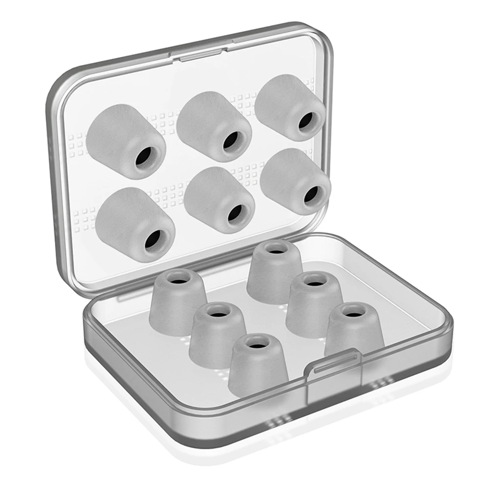 6 pares (12 uds) almohadillas de repuesto originales KZ auriculares con aislamiento de ruido tapones para los oídos auriculares de espuma viscoelástica para auriculares - imagen 2