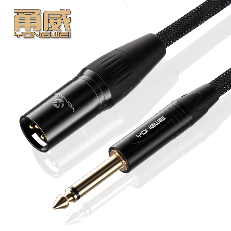 YONGWEI Cable de micrófono XLR de 3 pines a Jack de 6,5mm, Cable TS auxiliar de 6,5mm, macho a XLR hembra para amplificador - imagen 5