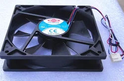 Ventilador 120mm PWM silencioso con doble rodamiento para ordenador