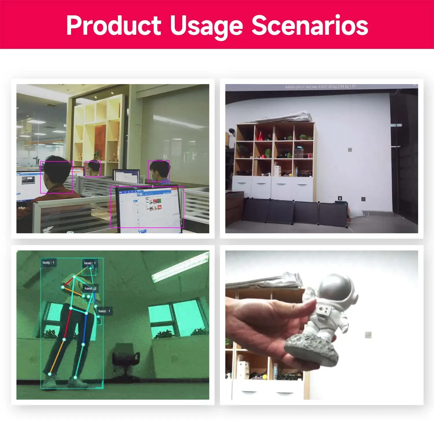 Módulo de cámara Raspberry Pi 5 con chip IMX219 de 8 MP 77 °   120 °   160 °   FOV para elegir con soporte acrílico de alta calidad Cable 22Pin-FPC - imagen 4