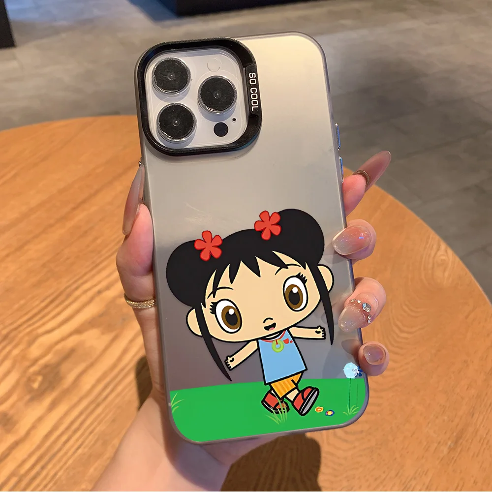 Funda de teléfono Ni-Hao Kailan para iPhone 17 16e 16 15 14 13 12 11 mini Pro Max X XR XSMAX 8 7 Air Plus, funda trasera mate anticaída - imagen 3