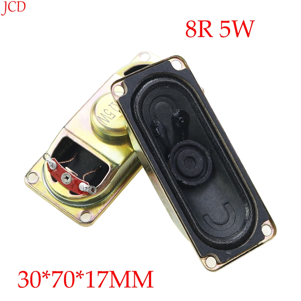 Altavoz de bocina 8R de 5 W, Monitor LCD/TV, 3070 altavoces altos, 8 ohmios, 5 vatios, 30x70MM de espesor, 17MM, Diy, electrónico, 1 unidad
