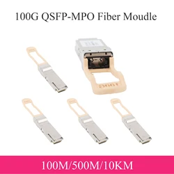 Transceptor QSFP28 MPO SR4/PSM4/LR4 compatible Cisco y Mikrotik