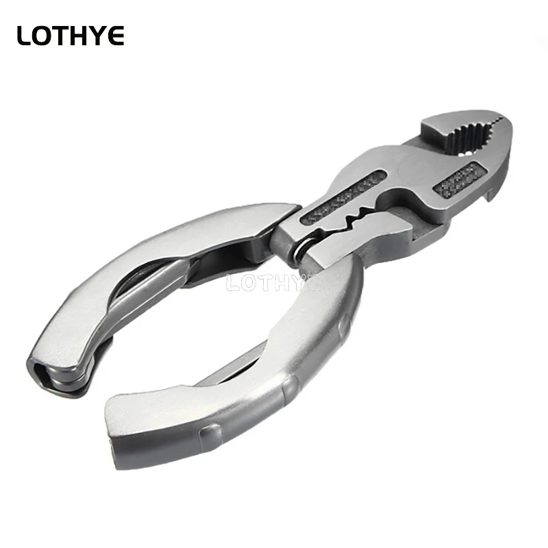 Kit militar multifunción multiuso Edc, herramienta múltiple de reparación, destornillador de bolsillo multiusos, alicate plegable de utilidad portátil