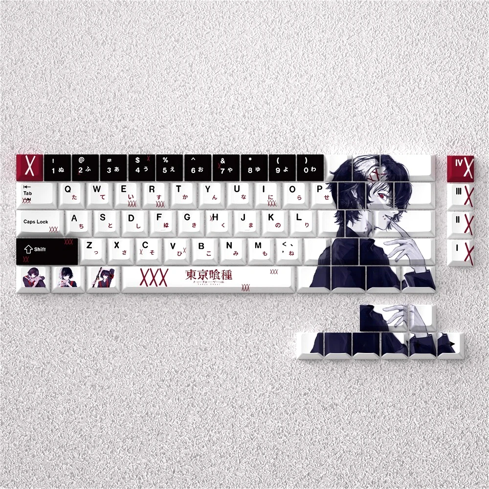 Suzuya Shibu-Juego de teclas PBT, 73 teclas, teclas de cereza personalizadas japonesas, adecuadas para teclado mecánico 60/65/68 - imagen 3