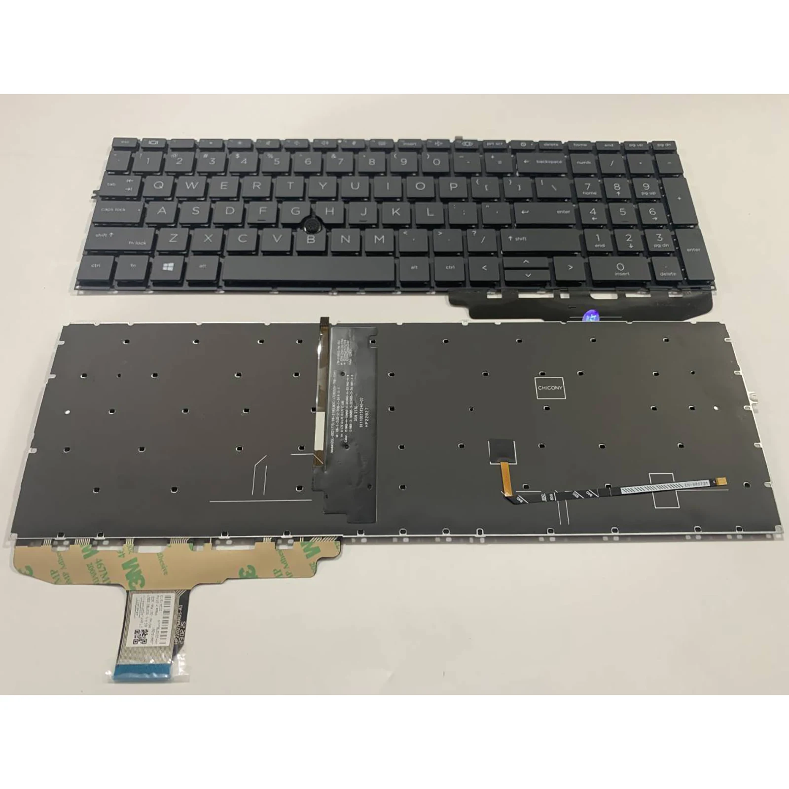 Para HP Elitebook 650 G8 66 450 455 455R PRO 15 G4 850 G7 teclado de ordenador portátil diseño estadounidense