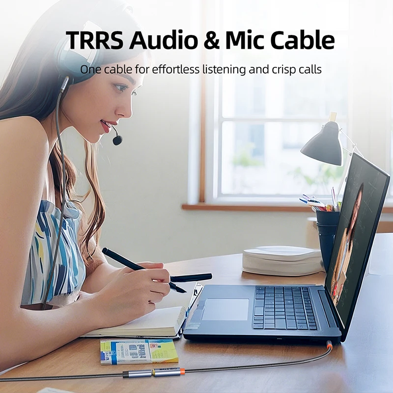 CABLETIME Jack 3,5 Cable de extensión auxiliar macho a hembra Audio auxiliar para ordenador portátil Mini PC TV Xiaomi Huawei estéreo 3,5 mm Jack auriculares - imagen 4