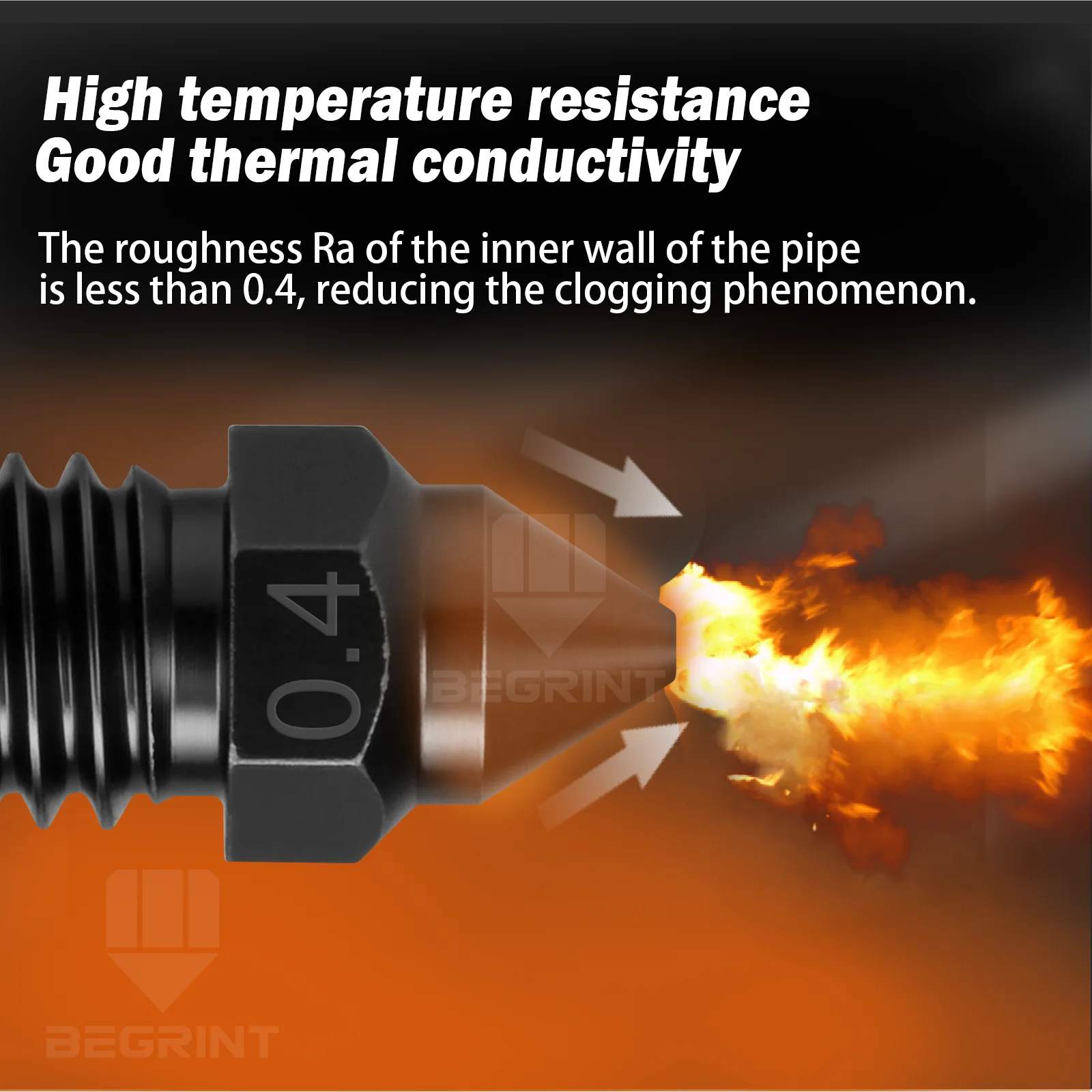 Boquilla extrusora de impresora 3D Centauri, accesorios de impresora 3D para Elegoo Centauri Carbon/Centauri, boquilla endurecida - imagen 2