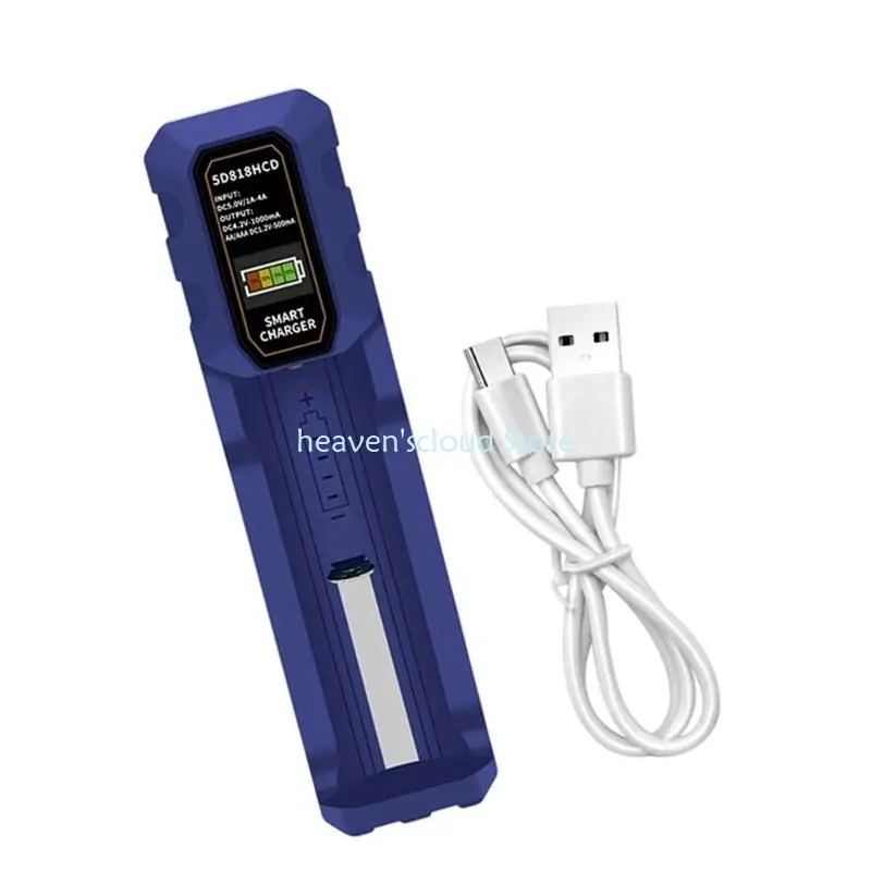 Indicador LED carga batería compartimento inteligente Y88B, función parada automática para celdas 3,7 - imagen 5