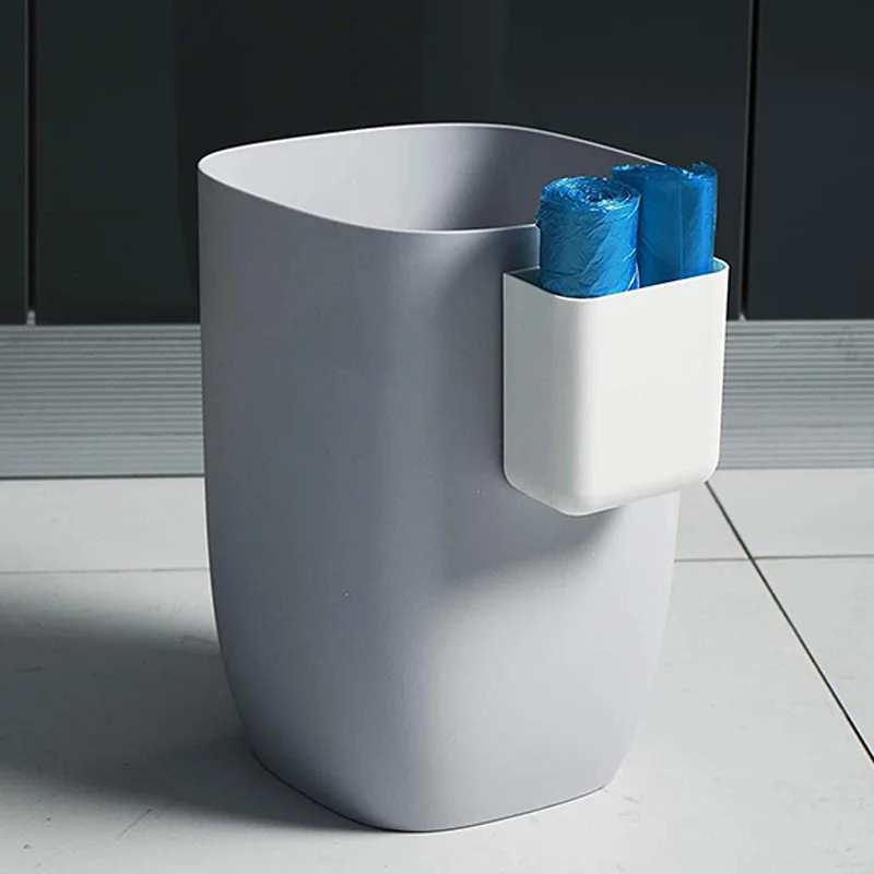 Soportes remotos sin agujeros para montaje en pared, caja de almacenamiento autoadhesiva, organizador de portalápices, 2 paquetes - imagen 2