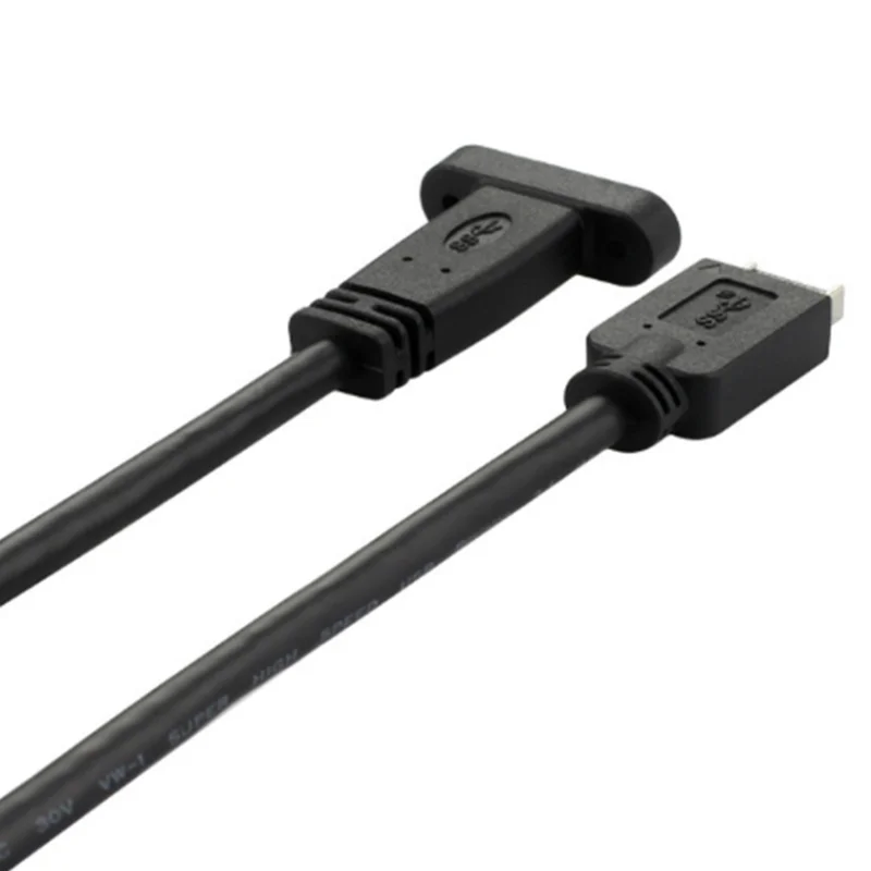 10Gbps USB 3,1 tipo C cabezal de Panel frontal tipo E macho a tipo C hembra línea de conector de Cable de expansión de placa base - imagen 5