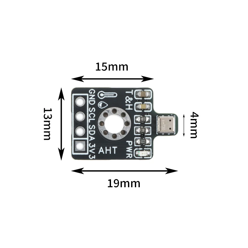 AHT10 AHT20 AHT30 Módulo de medición de Sensor de humedad y temperatura Digital de alta precisión Compatible con comunicación I2C IIC SHT20 - imagen 4
