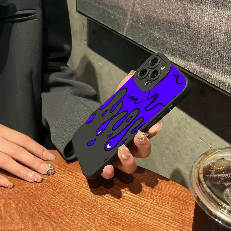 Funda para iPhone 11 fundas para iPhone 13 pintura divertida Graffiti Art funda de teléfono para iPhone 12 13 14 15 Pro Max XS XR X 7 8 Plus - imagen 5