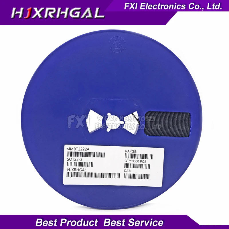 3000 Uds MMBT2222A SOT-23 MMBT2222 2N2222 SMD transistores de uso General NPN 40V 0.6A cambio mmbt2222