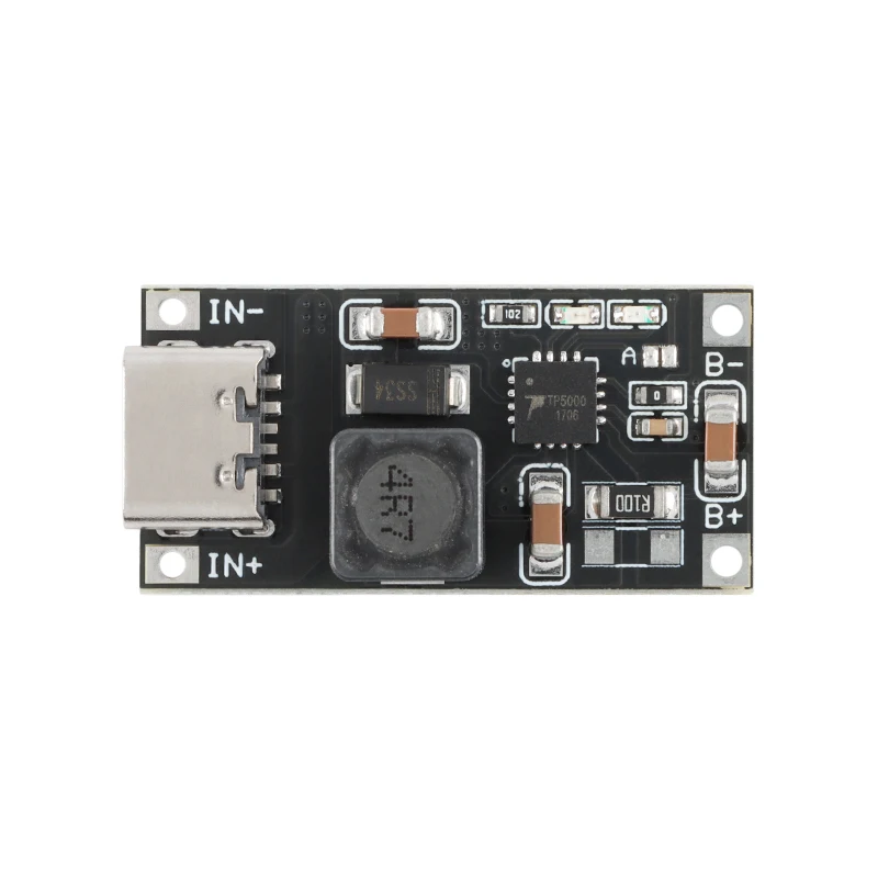 Placa de módulo de fuente de alimentación de gestión de carga TP5000, Compatible con 2A, 4,2 V, 8,4 V, baterías de litio individuales y dobles, TYPE-C, 5 uds./1 ud. - imagen 4