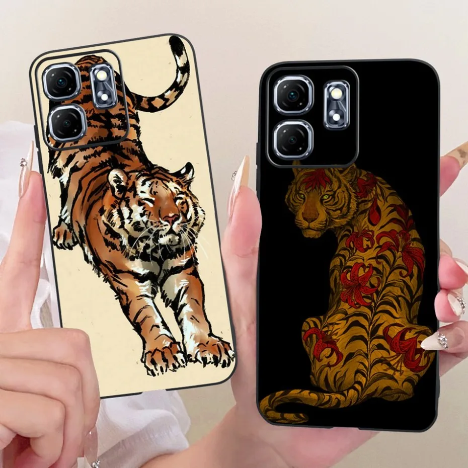 Funda de diseño moderno a la moda para Infinix Hot 50i 50 4G X6882 X6531, funda trasera suave de silicona negra para Hot50 Hot50 4G - imagen 3