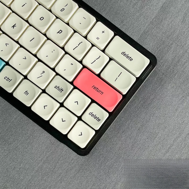 Juego de teclas con tema de estilo Retro LCK, sublimación PBT personalizada, teclas de teclado de perfil bajo para accesorios de teclado de juego mecánico - imagen 2